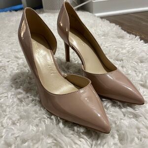 Nine west pink nude heels